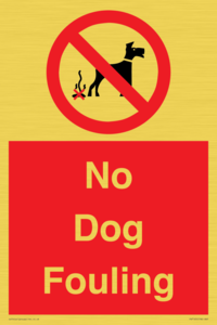 No Dog Fouling